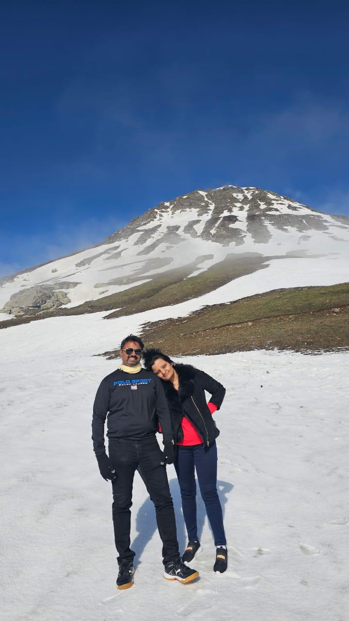 Praveen Kusuma and Rashmi Praveen